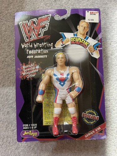 Vintage WWF Bend-Ems 1998 Jeff Jarrett Just Toys W...