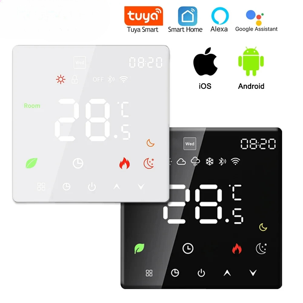 Smart WiFi Thermostat for Electric Floor Heating & Boilers (Water/Gas)-image