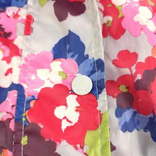 Joules Golightly Packable Rain Floral Hooded Waterproof Jacket US 6 / UK 10 - Picture 11 of 17