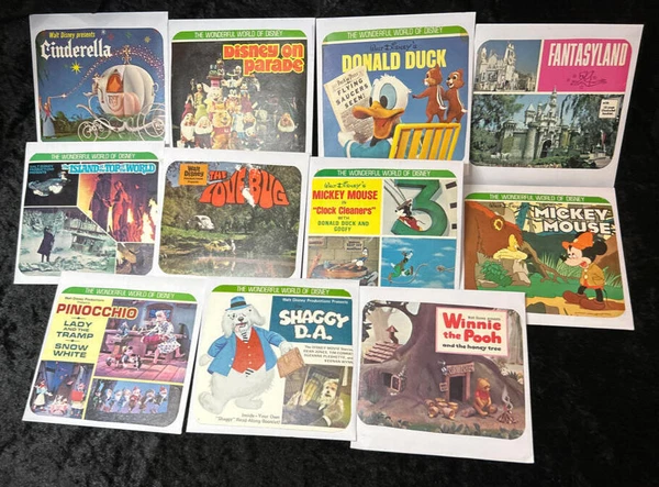 Walt Disney Viewmaster Sets * 3 Reels and a Booklet * Your Choice