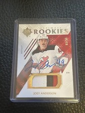 2018-19 Upper Deck Ultimate Joey Anderson Rookie Auto Patch 03/99