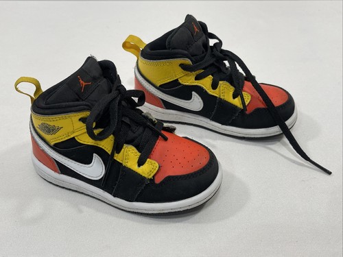 black orange yellow jordan 1