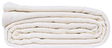 Hospital Thermal Blanket Throw Snag Free | 100% Cotton | Twin 66" x 90" | White