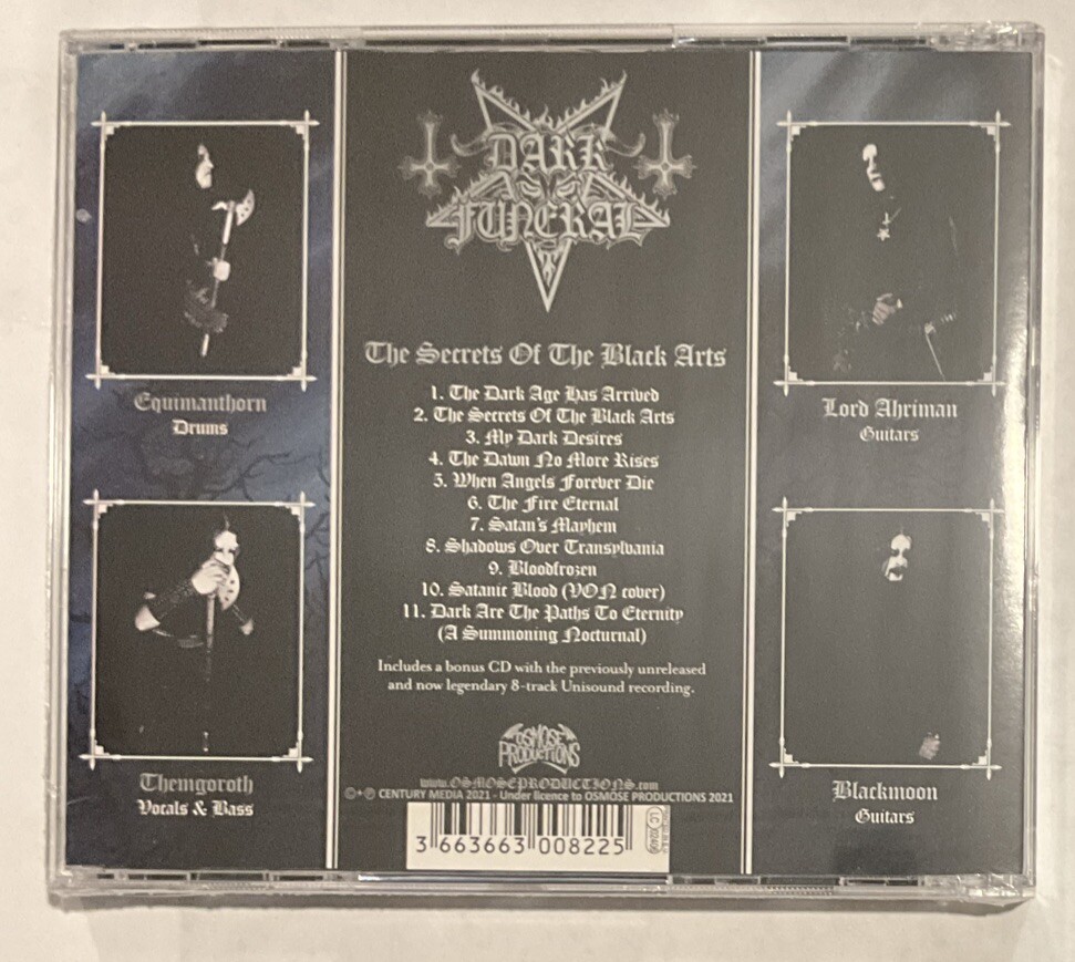 Dark Funeral - The Secrets of the Black Arts CD 2022 Osmose