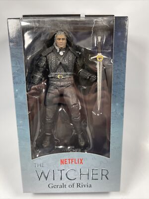 The Witcher Geralt of Rivia Action Figure Netflix McFarlane Toys NEW Netflix Wow