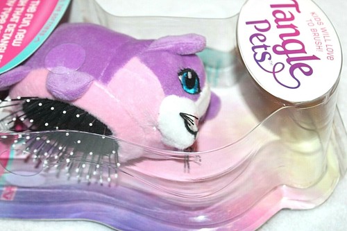 Tangle Pets Toy Brush - Purple Cat - Picture 2 of 5