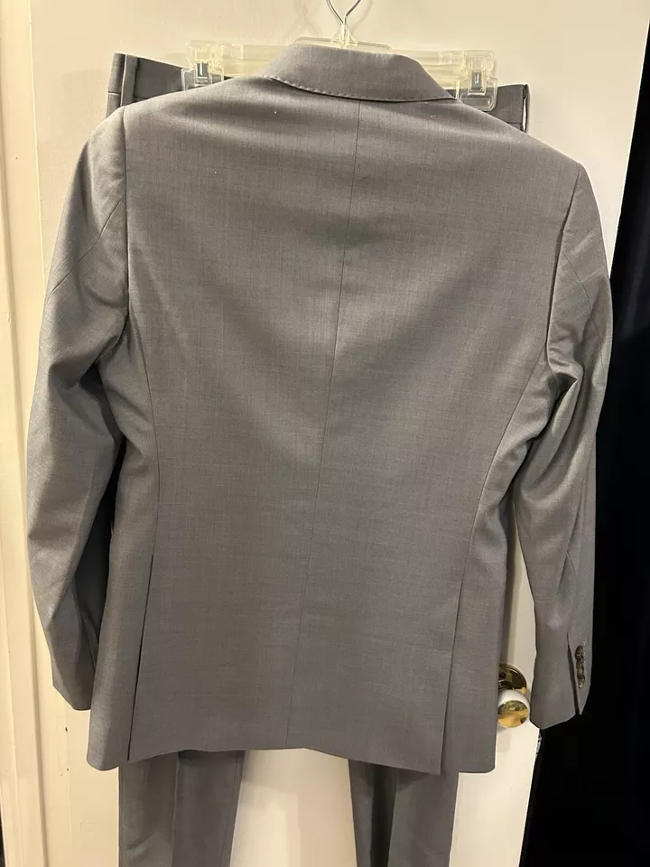 Indochino Men's Gray Two-Button Long-Sleeve Suit - 32 Pant - Image 3 of 4