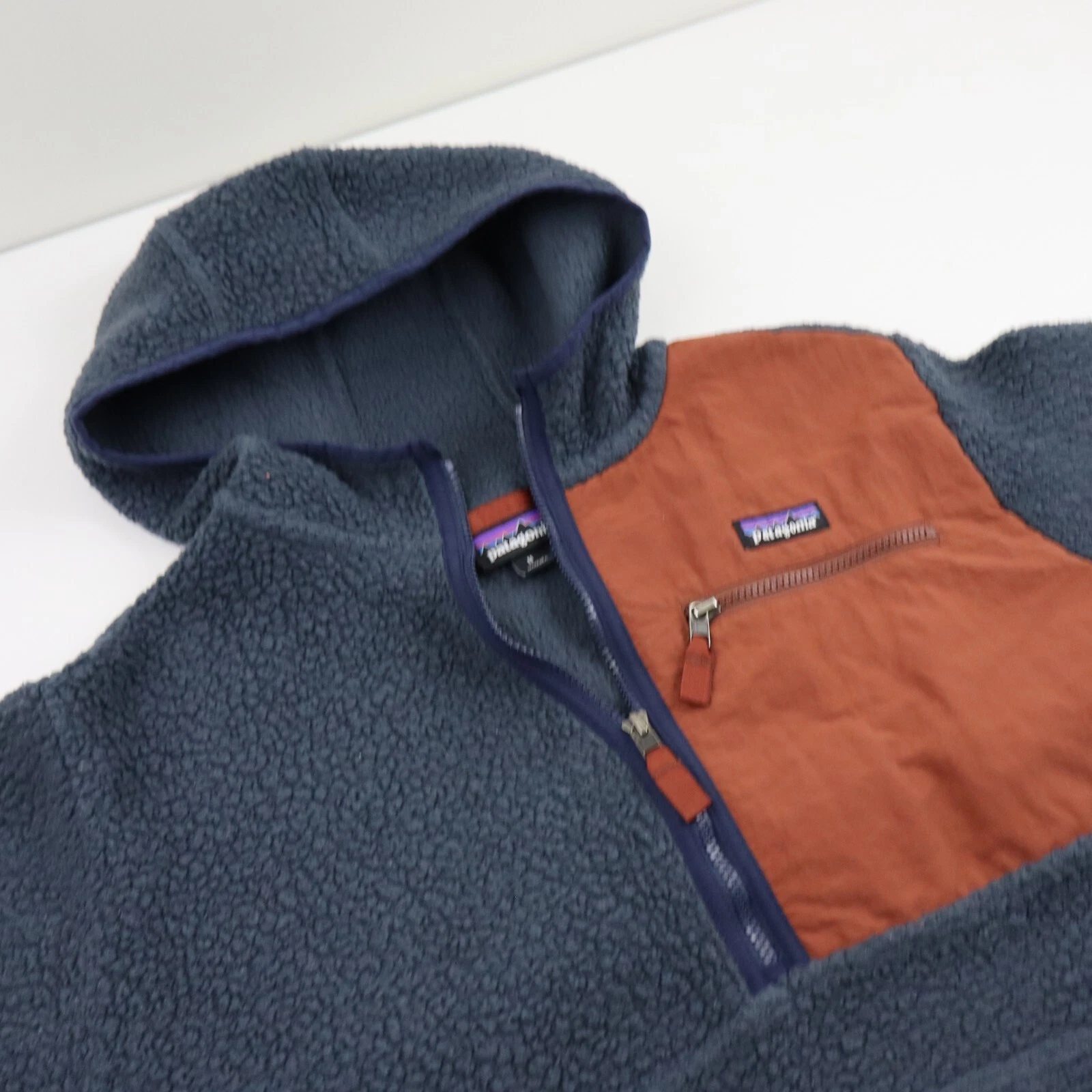 patagonia retro deep pile fleece pullover hoody coat jacket