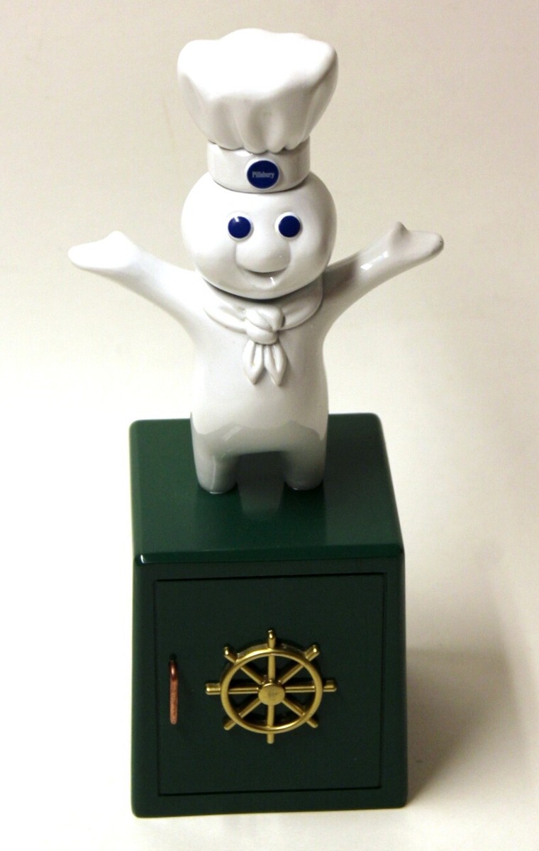 1999 Die-cast Metal Pillsbury Doughboy Giggle Electronic Bank | eBay