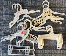 VTG - Kids  R  Us - Oshkosh B  gosh - Clothes Hangers White Plastic - Lot of 16