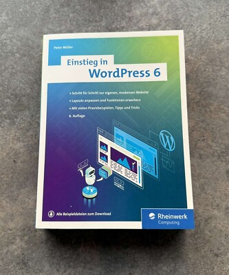 Einstieg in WordPress 6 - Ausgabe 6 aus 2025 - nagelneu