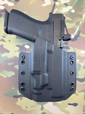 Black Kydex Light Bearing Holster for Glock 48 MOS Streamlight TLR-7 sub
