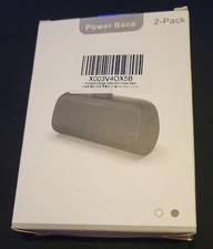 I Phone Power Bank Charger 2 Pack (Black+White) From Amazon