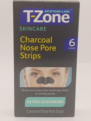 Skincare T-Zone 6 Stück Charcoal Nasenporenstreifen (B19/A.DI/A.EI/3)