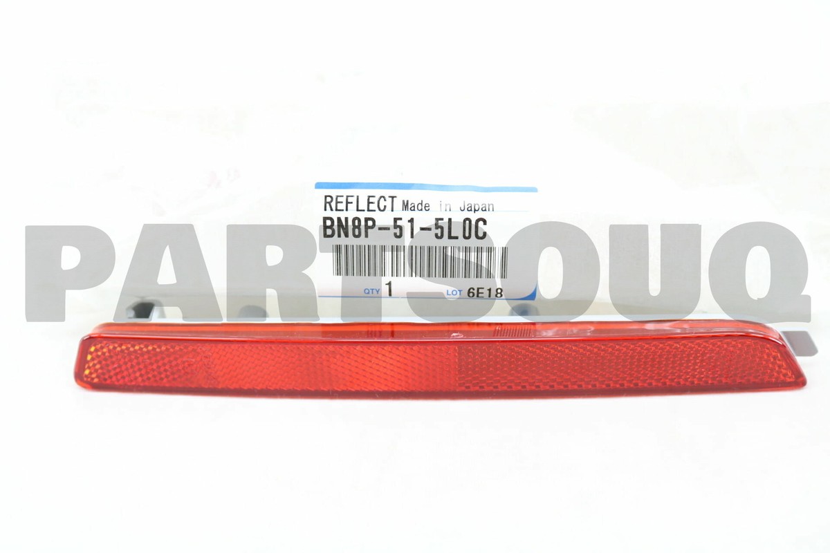 赤丸 BN8P515L0C Genuine Mazda REFLECTOR(L),REFLEX-REAR BN8P-51-5L0C | eBay