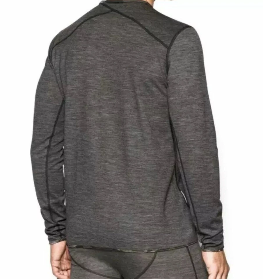 Under Armour Mid Season Reversible Wool Base Crew Shirt Sz XXL - Image 4 of 4