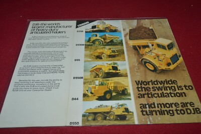 DJB D25B D330B D35 D350B D44 D550 Articulated Dump Truck Brochure DCPA14 