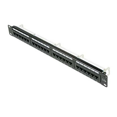 Steren 310-324 24 Port Patch Panel CAT5E RJ45 19 Inch 110 Punch Down Pro Grade