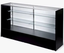 4 FT FULL VISION SHOWCASE K.D.- BLACK