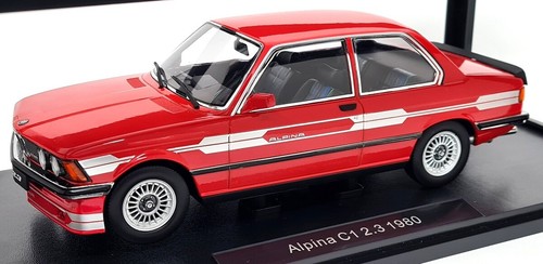KK 1/18 - BMW Alpina C1 2.3 E21 1980 Red Diecast Scale Model Car - Picture 4 of 7