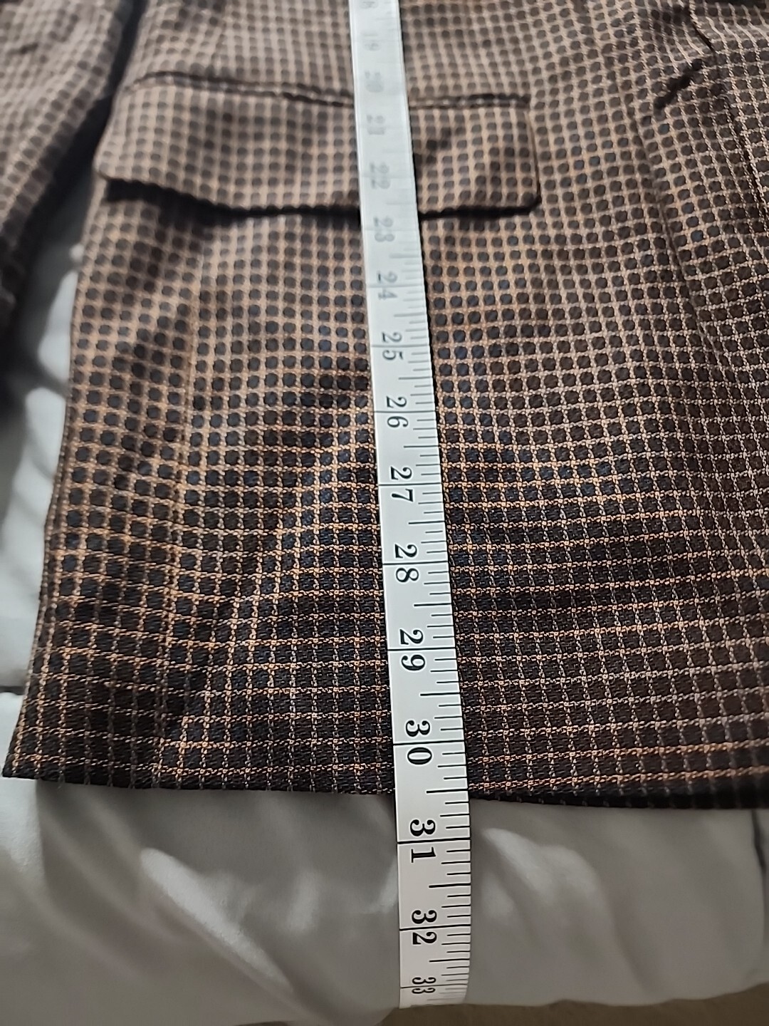 Example Missoni  Men's Two Button Brown Checkered… - image 8