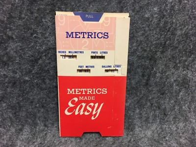 1973 L.E. Harris Agency Washington DC Insurance Ad Metrics Made Easy Slide Chart