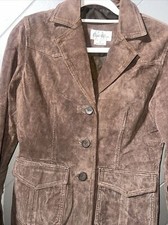 Vintage Charlotte Russ Chocolate Leather Brown Women's Size S