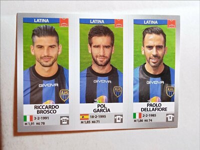 PANINI FOOTBALLERS FIGURE 2016/17 LATINA BROSCO n 659 NEW WITH VELINA
