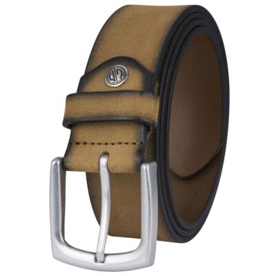 LINDENMANN Ledergürtel Herren – 30 Mm Breit, Rindleder Cognac, Bis 120 Cm, Individuell Kürzbar