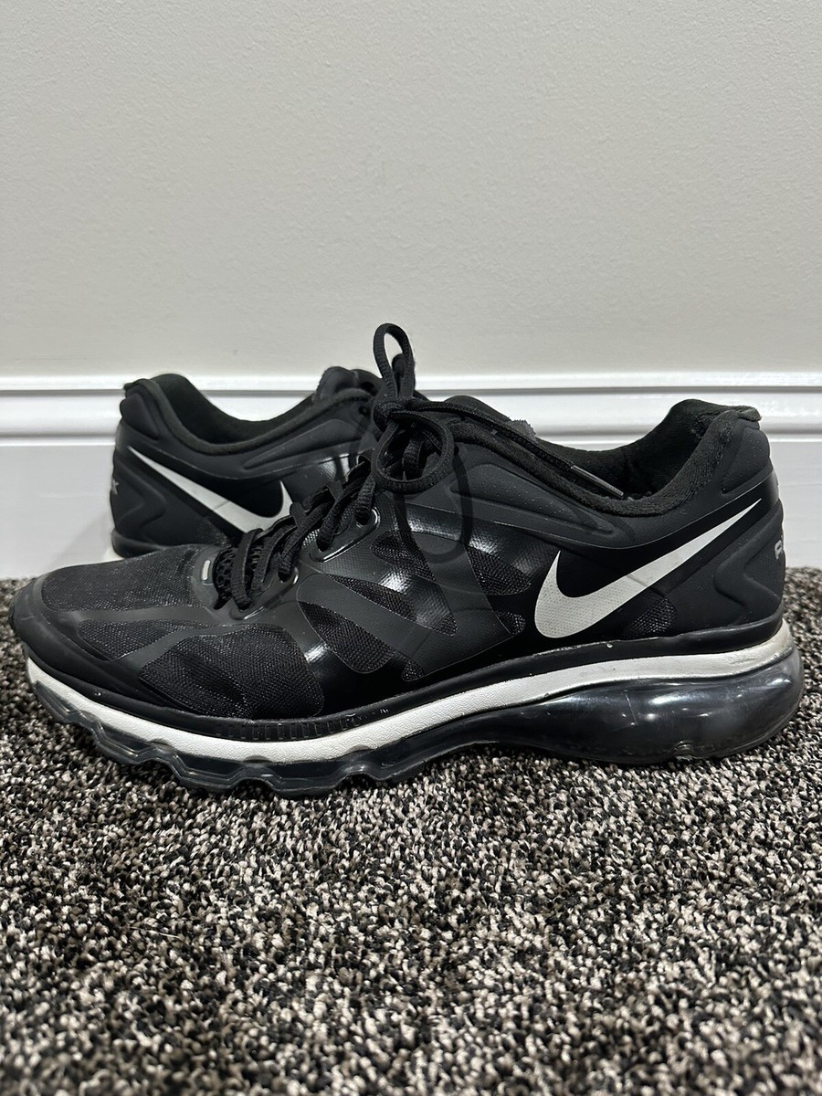 Nike Air Max+ 2012 Black/Pure Platinum Sneakers | eBay
