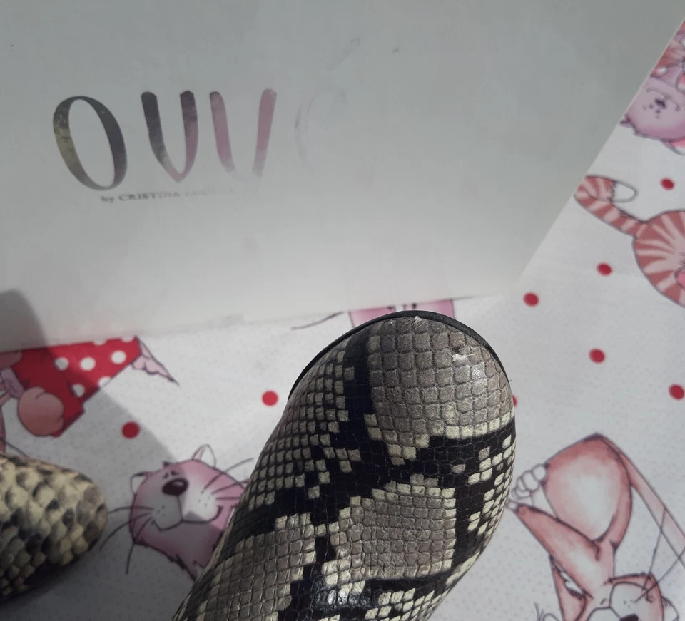 Stivali pitonati Ovyè nr. 38 - Immagine 4 di 4