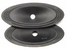 Pair of 4"X10" Paper Cones - Speaker Parts - 041-0117