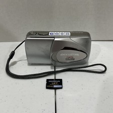Vintage Olympus Camedia D575 Zoom 3.2 MP Digital Camera AF Zoom W/ 128 MB Card