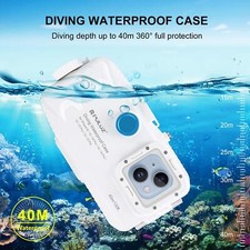 130FT Waterproof Underwater Housing Cover For iPhone 14/14 Pro Diving Case US