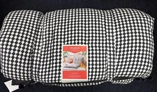 Opalhouse Woven Textured Lounge Pillow Charcoal/ White 35in X 76in