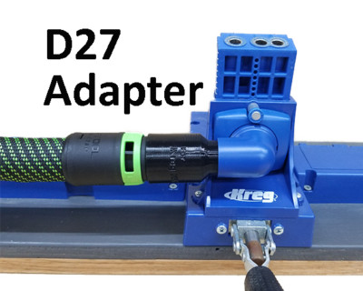 Universal Dust Shroud Adapter For Kreg K4 Pocket Hole Jig