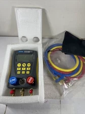 AUTOOL Refrigeration Digital Manifold HVAC System Gauge Dual Pressure&Temp Test