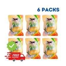 6x Jeedjard Tamarind Candy Chewy Sour Spicy Delicious Thai Fruit Snacks Soft 40g