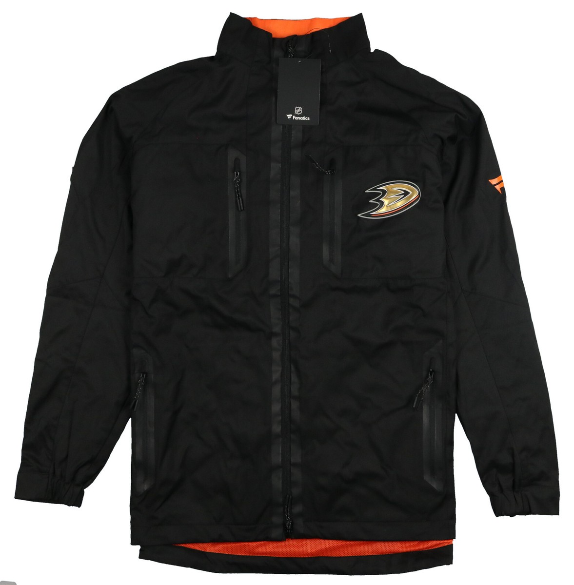 FANATICS Anaheim Ducks Pro Locker Room Rink Raglan Full-Zip Jacket