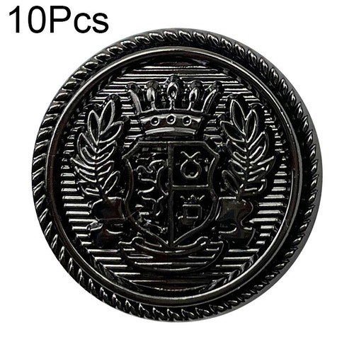 10X 15-20mm Retro Round Button Sewing Jacket Coats Metal Buttons Replacement DIY - Picture 23 of 24