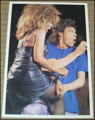 1987 Mick Jagger Tina Turner Rolling Stone Clipping 4''x6'' Debra Trebitz Photo