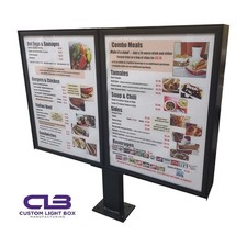 LED Drive thru Outdoor Menu Board UniLite 60 40  5-Day Manufacturing Lead Time1