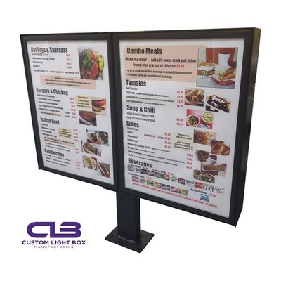 LED Drive thru Outdoor Menu Board UniLite 60 40 | 8-Day Manufacturing Lead Time1