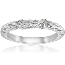 1/20ct Diamond Wedding Band 950 Platinum