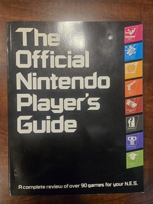 The Official Nintendo Player s Guide with Stickers (Softcover, 1987) NES