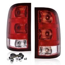 Tail Lights Lamps Pair/Left/Right Fit For 2007-2013 GMC Sierra 1500 2500 3500HD