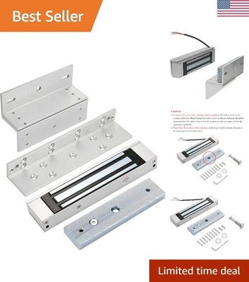 High-Security Electric Magnetic Lock 180KG with Z & L Brackets - 12V Safe Access