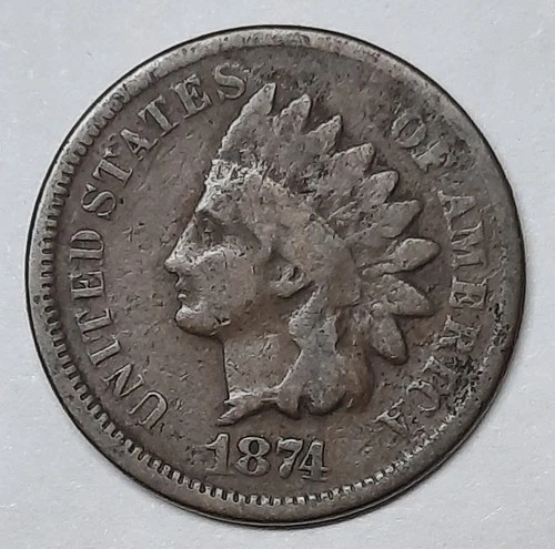 1874 Indian Cent!