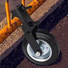 6" Heavy Duty Farm Gate Wheel - 500LB Solid Rubber Gate Helper Wheel for 1-5/...