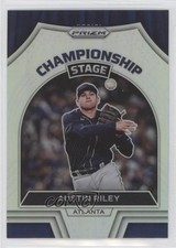 2022 Panini Prizm Championship Stage Silver Prizm Austin Riley #CS-5 06p8